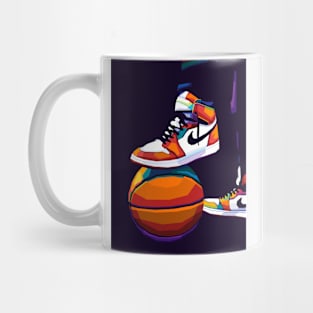 Basketball x Shoes Colorful Pop Art Mug